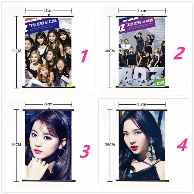 kpop twice members hang up picture poster mina nayeon sana momo home
