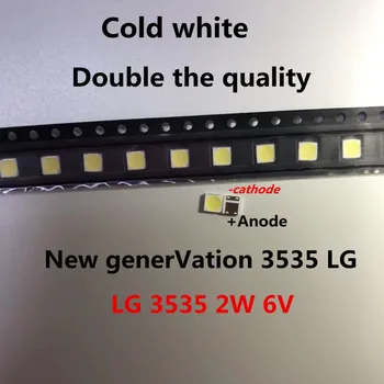 

200PCS/Lot 3535 6V Cold White FOR LG SMD LED CHIP-2 2W For TV/LCD Backlight TV Application