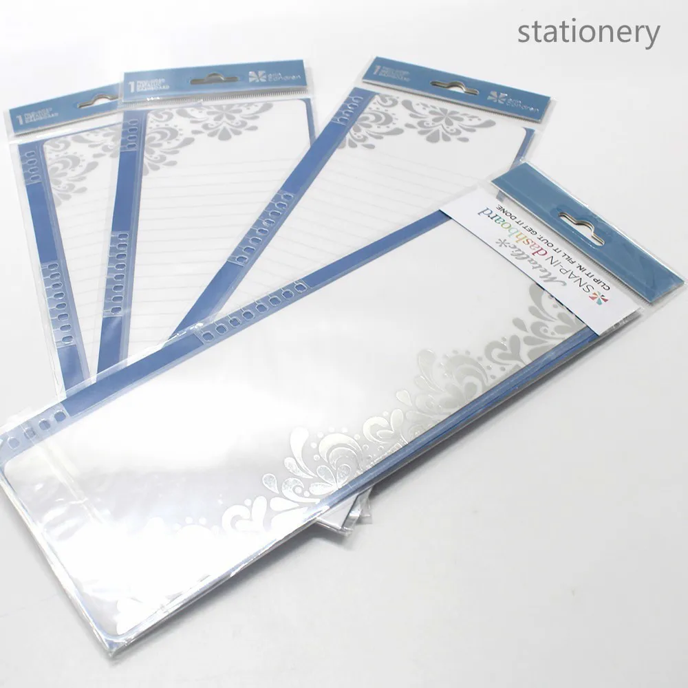 new 1pcs interesting Simple Notes Patterns Beautifully Reusable Bookmarks for Writing office stationery items WH28 | Канцтовары для