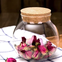 3 шт. 500 мл, прозрачный стеклянный контейнеры для чая банки для конфет резервуары для хранения герметичные канистры чайные бутылки пищевой для зёрен контейнеры