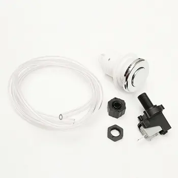 

Sink Top Garbage Disposal Replaceed Air Switch Button Set with 100cm Air Hose Waste Disposer Built-in Pneumatic Switch
