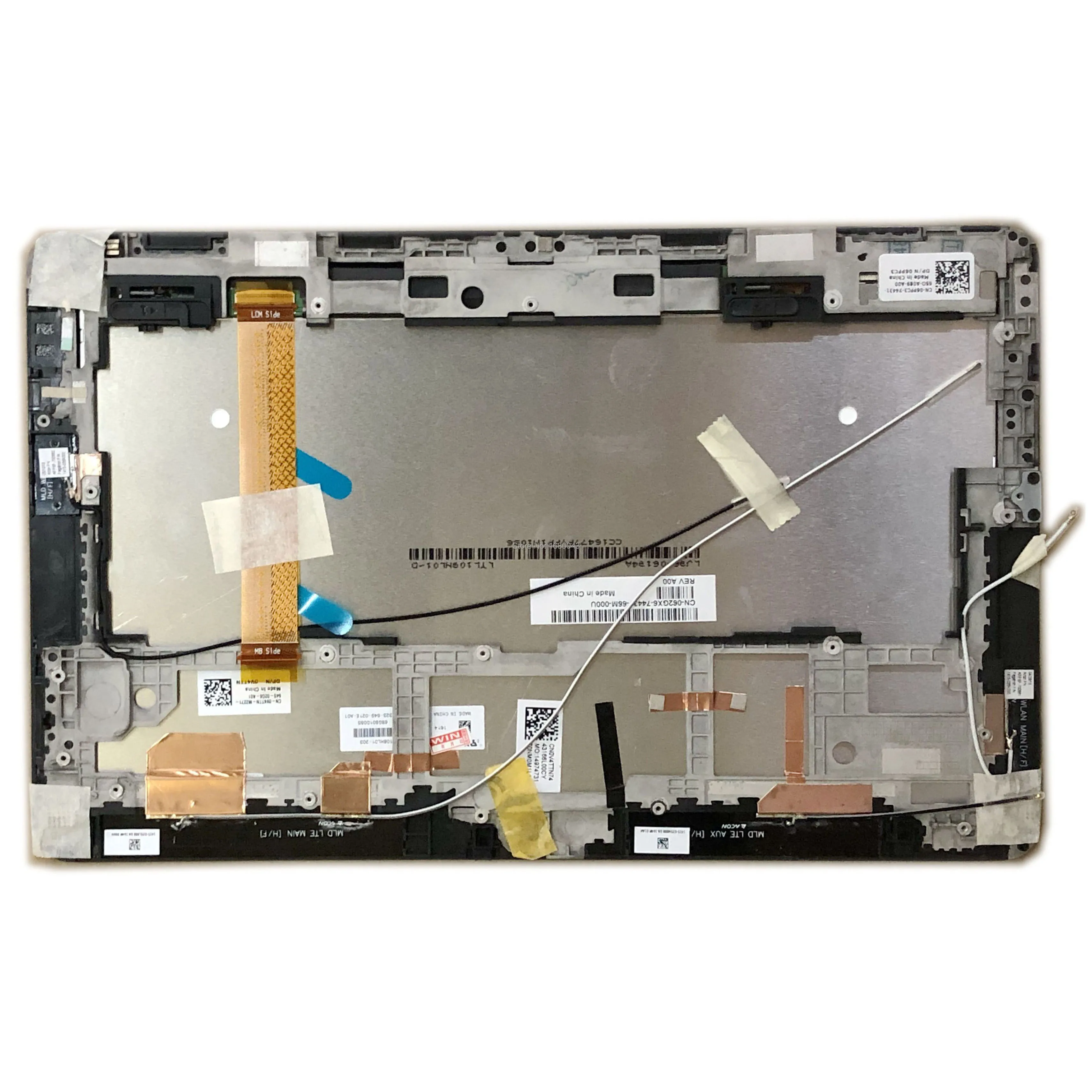 

LCD LED SCREEN Touch Screen Display Digitizer Assembly Glass Frame for For Dell Venue 11 Pro 5130 T06G TOM10P01 V1.0 BLACK