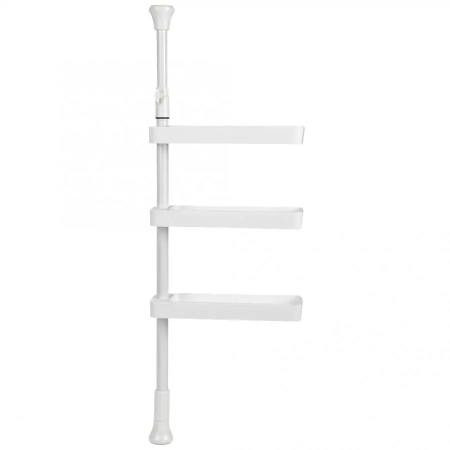 

shelf Simple Telescopic Single Rod Can Be Rotated Rack Kitchen Bathroom Storage Storage Rack paper towel holder