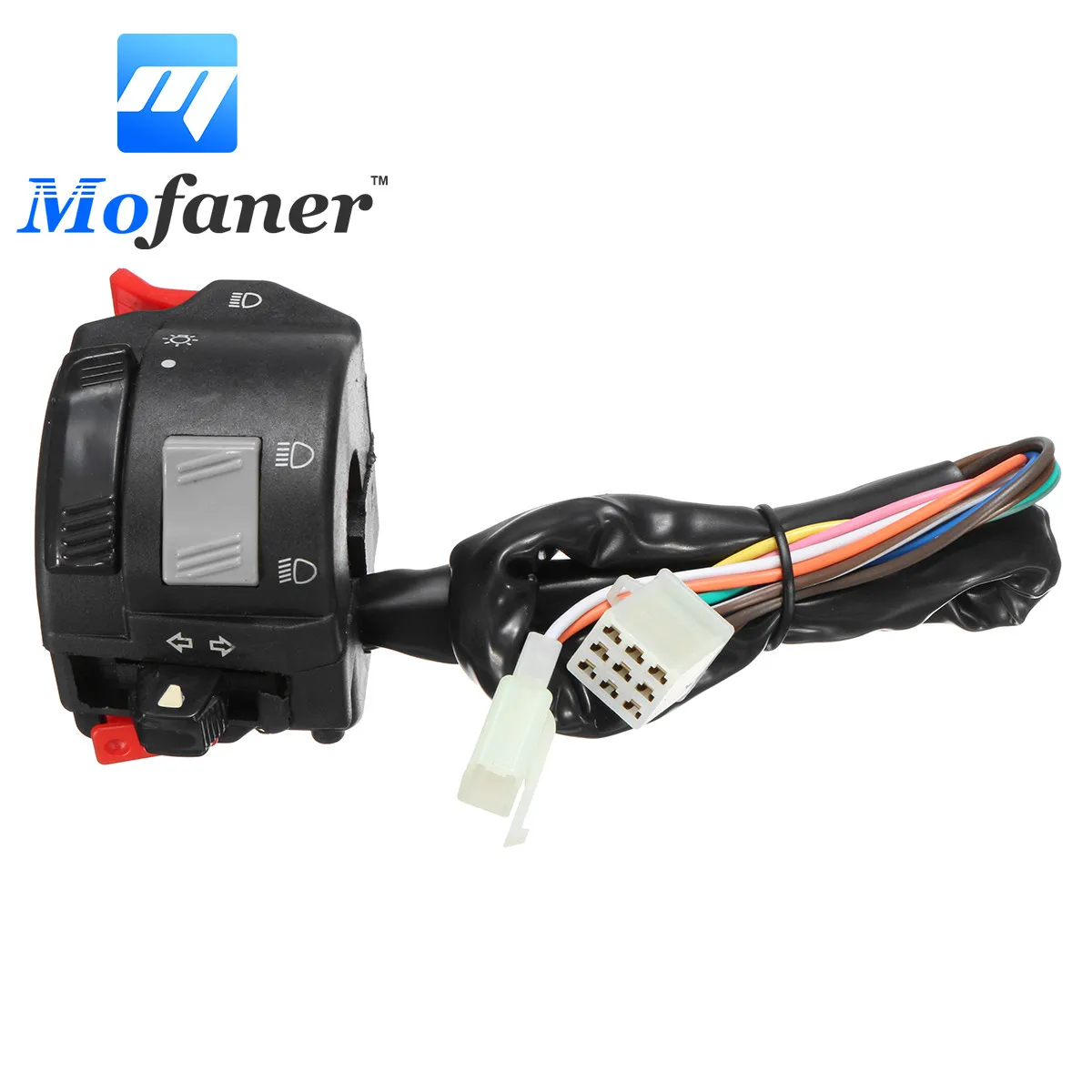 

12V Left Motorcycle 7/8" Handlebar Horn Turn Signal Headlight Electrical Start Switch