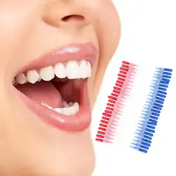 50 шт зуб нитью головы мягкой Пластик межзубные щетка гигиена полости рта зубной Палочки зуб Палочки чистить зубы инструмент для очистки