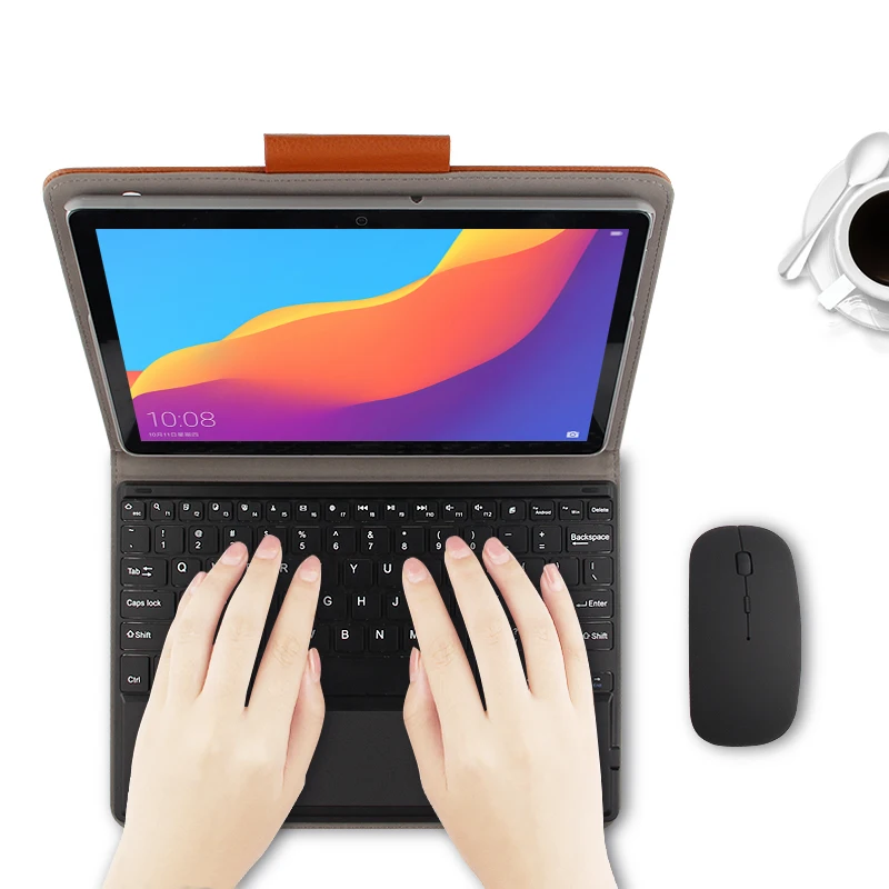 Чехол для Huawei MediaPad T5 10 защитный чехол клавиатуры с Bluetooth из искусственной кожи