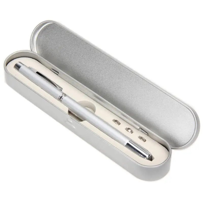 

Mini 4 in 1 Laser Pointer Ballpoint Pen 4.5V LED Flashlight Light Lamp