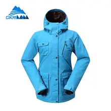Зимние для женщин s теплый открытый лыжный спорт Сноубординг Мягкий куртки сноуборд лыжная куртка Женская Снег непромокаемая ветровка пальто