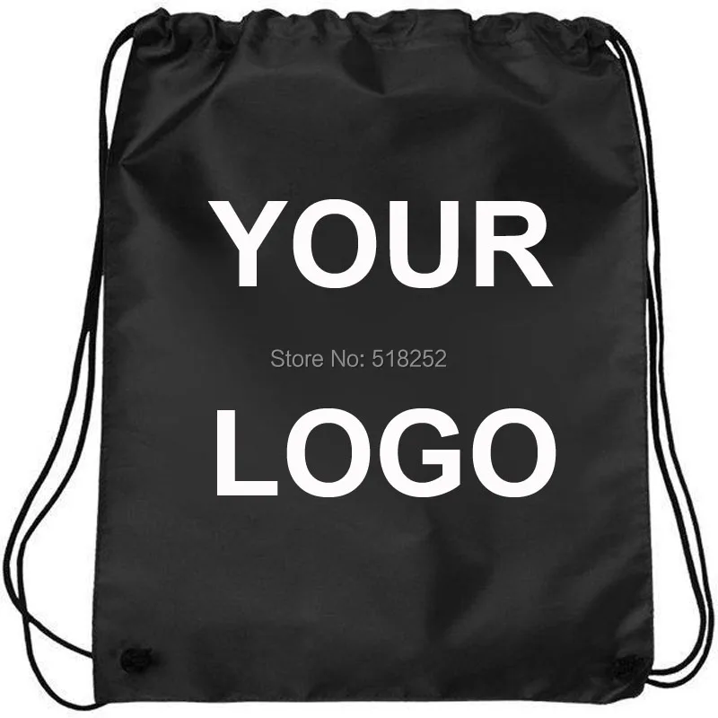 

Custom Drawstring Backpack 35x45cm Sports Team Polyester Digital Printing Any Logo Customize Bags ,free shipping