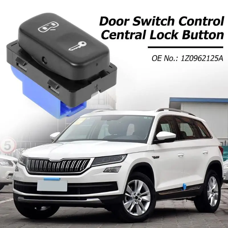 VODOOL кнопки дверного переключателя автомобиля 1Z0962125AFor Skoda Octavia 04 13 сменный