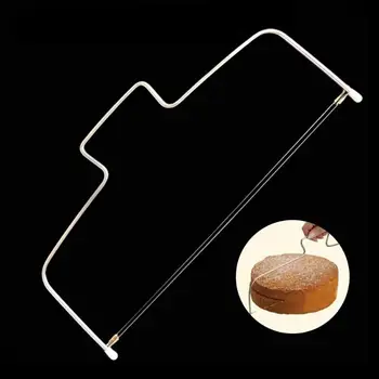 

1Pc Adjustable Double Wires Cake Cutter Stainless Steel Slicer Leveler Cake Cookie Cutter Baking Tools Kitchen Cake Accessories
