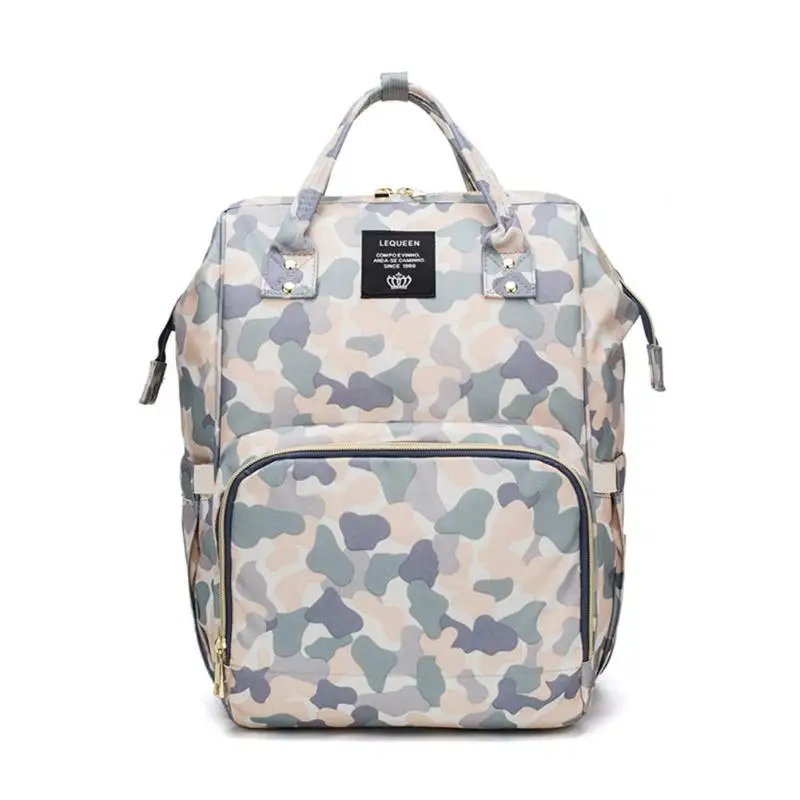 

Baby Bag for Mummy Camo Oxford Cloth Print Diaper Bag Backpack Large Capacity Mummy Bag Travel Maternity Nursing Bag