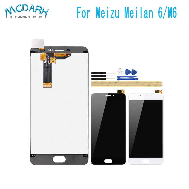 Mcdark для Meizu Meilan 6 M6 M711H M711M M711Q ЖК-дисплей + кодирующий преобразователь сенсорного