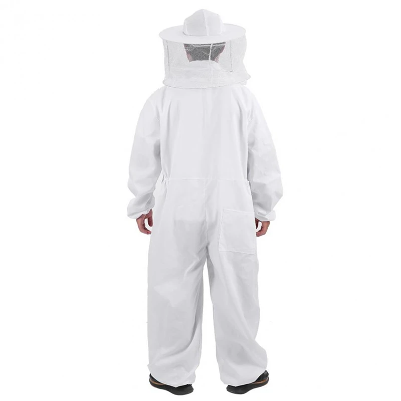  opening promotion-Cotton Beekeepers Bee Suit Professional Full Body Bee Remover Gloves Hat Clothes 