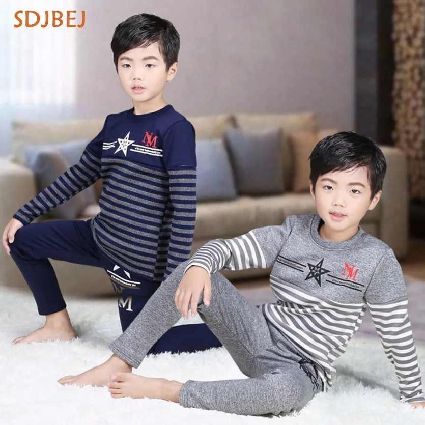 

Children Clothing Sets Boys Sleepwear Clothes Kids Pajamas Set Boys Winter Thick Velvet Kids Pijamas Boy Clothes Sets