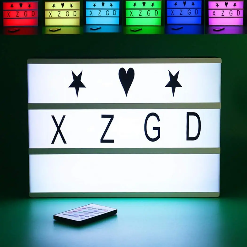 

Colorful Remote Control Light Box Christmas Day Night light Home, Night, Party, Day, etc Decorative Light LED