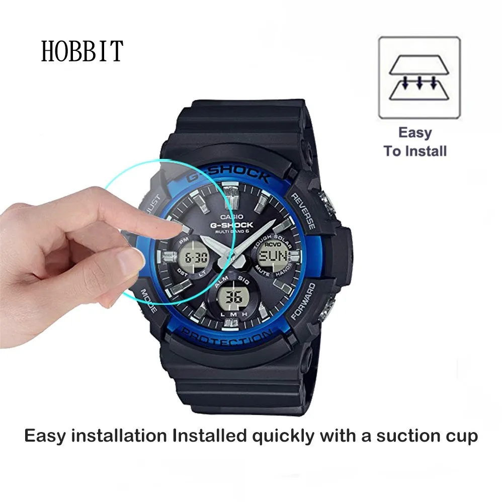 Закаленное стекло 9 ч для Casio GAW 100B PRW 60 70000.3mm 2.5D прозрачное устойчивое к царапинам 2