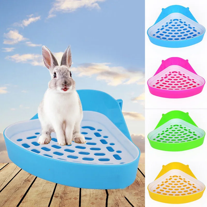 1pc Small Animals Toilet Pet Litter Tray Mouse Cat Rabbit Hamster Potty