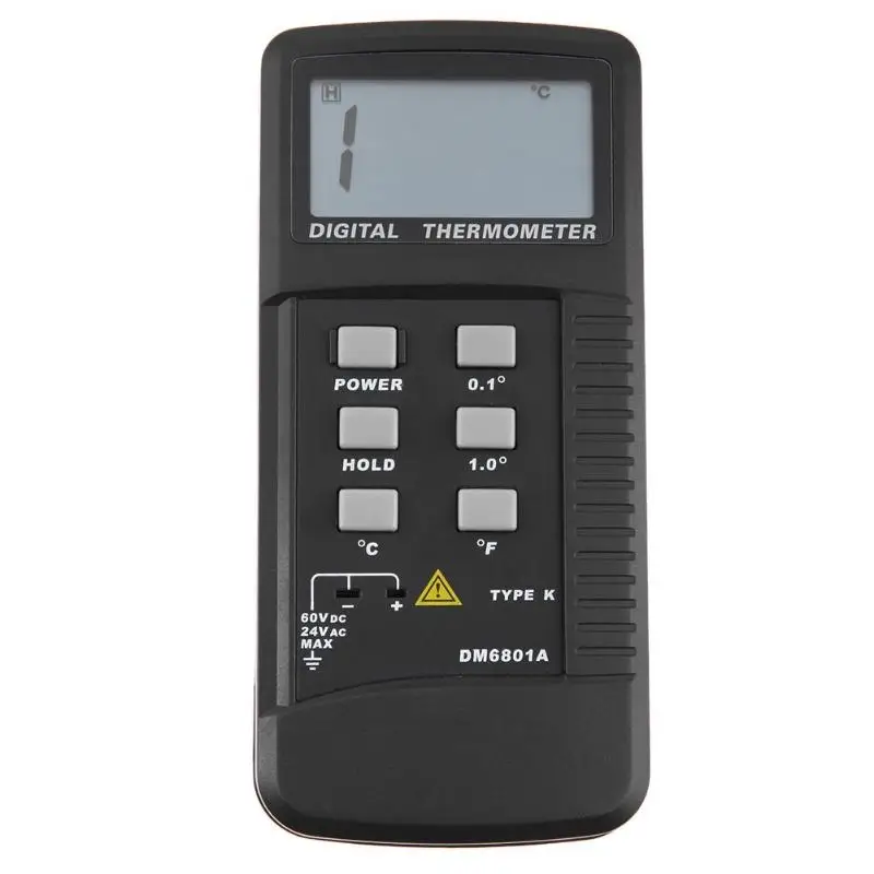 

LCD Digital Thermocouple Thermometer Temperature Meter with K-Type Sensor Accurate Measurement -50 ~ 200 Degree