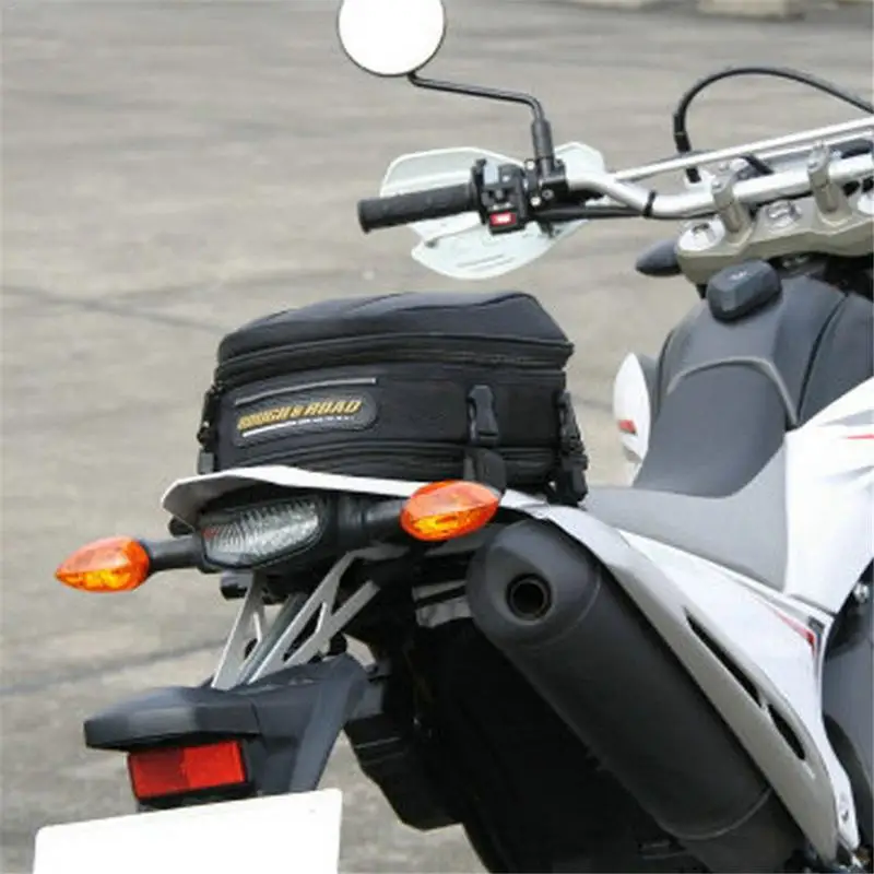 

Waterproof Motorcycle Tail Bag Multi-functional Durable Rear Motorcycle Seat Bag High Capacity Rider Backpack Latest