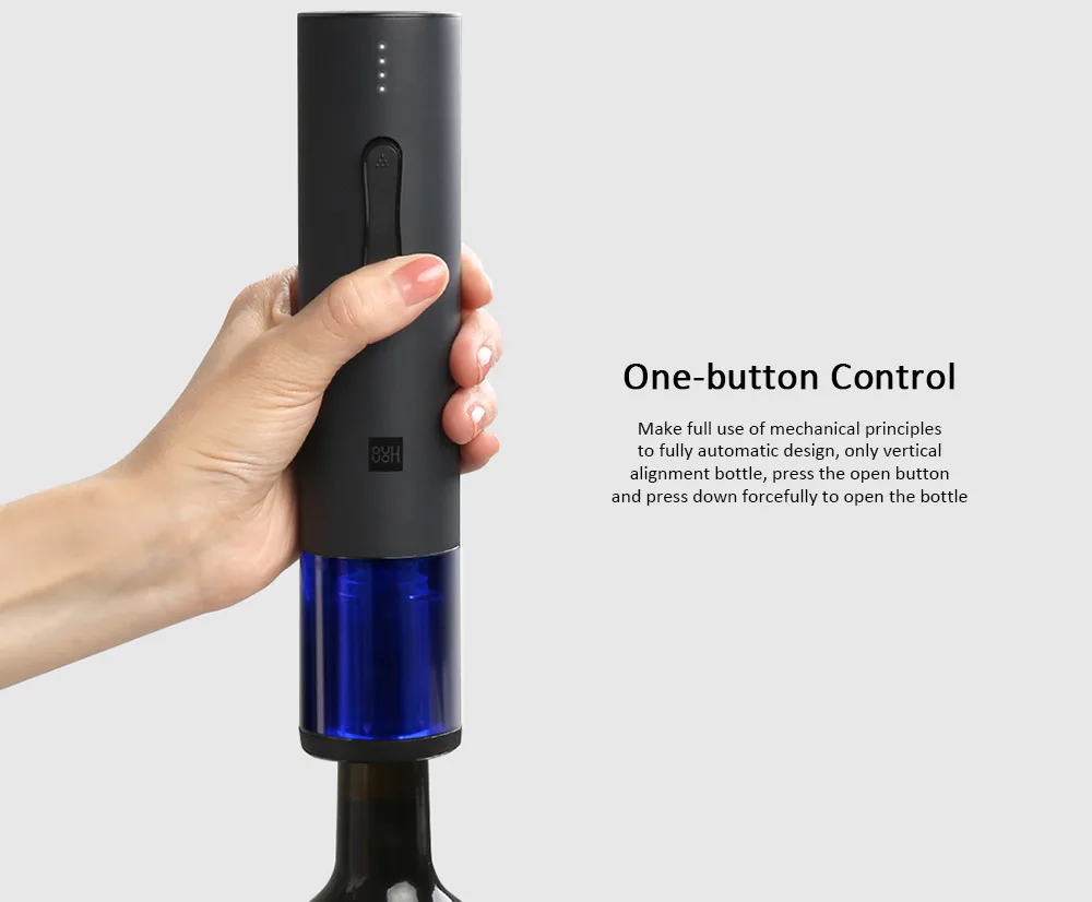  Abrebotellas de vino originales de huozhou abrebotellas eléctricas de carga Usb herramienta de coci
