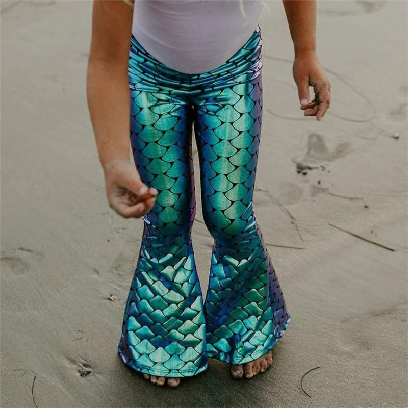 mermaid flared trousers