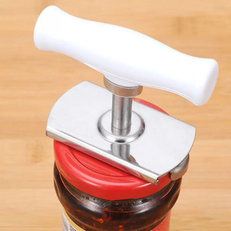 

1pc Bottle Opener Free Size Stainless Steel Anti-skid Can Openers Labor-saving Twist Screw Capping Tool Kitchen Accessories