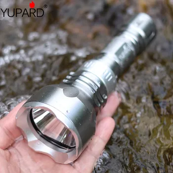 

YUPARD fishing underwear Waterproof Diving diver Flashlight Torch lamp XM-L2 LED T6 Light Lamp +2* 2200mAh 18650 Battery+Charger