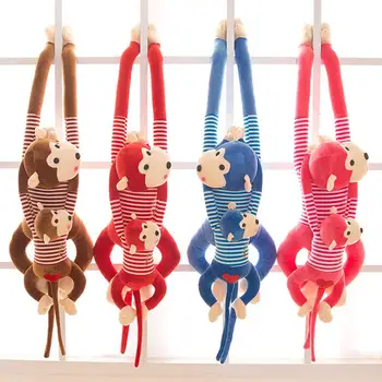 

High Quality Fad Long Arm Hanging Monkey Plush Baby Toys Stuffed Animals Soft Doll Kids Toys Holiday Birthday Gifts For Kids