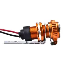 Измененные аксессуары для мотоцикла автомобиль USB с часами зарядное устройство 12 В водостойкий мобильный телефон зарядное устройство прикуриватель внутренние части