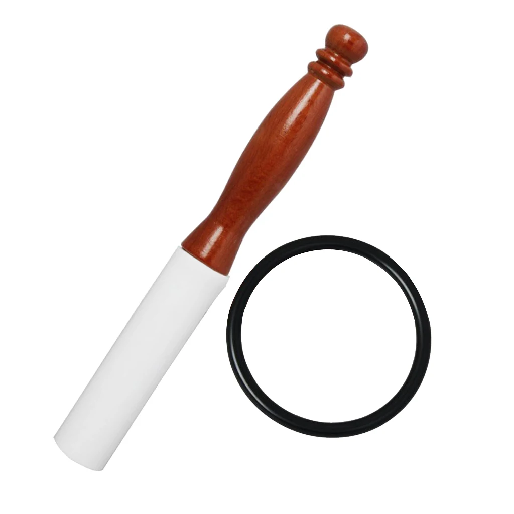 

Wooden Handle Singing Bowl Rubber Mallet Singing Bowl for Muiscal