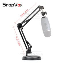 Круглая Базовая пластина настольная подвеска микрофонная стойка стрелы ножничный кронштейн для синего YETI NANO USB микрофонная стойка монтажный кронштейн