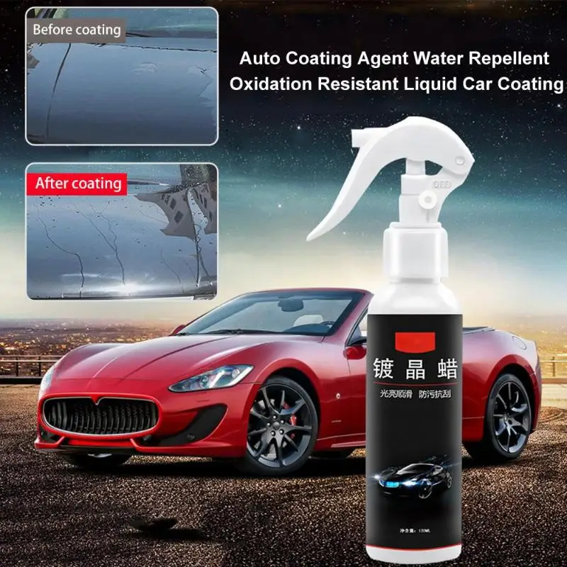 

120mL Car Wax Liquid Glass Ceramic Coating Polish Paint Care Automotive Glass Mirrors Paint Cleaner Car Auto Tools Hydrophobic