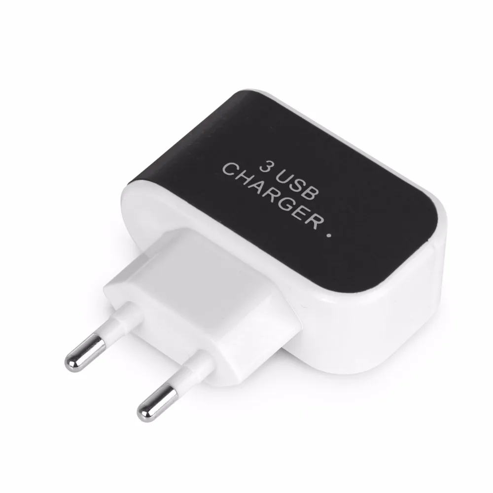 3 USB порта Micro зарядное устройство зарядный адаптер концентратор ЕС США вилка для