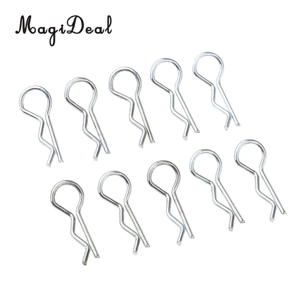 10 шт. зажимы для тела Springy R Pins WLtoys K969 K979 K989 K999 P929 P939 1/28 гоночный автомобиль на
