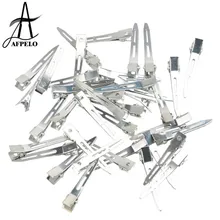 100 шт. серебряный один мини Укладка волос металлический зажим парикмахерские заколки для волос плоские заколки для волос Инструменты для укладки волос