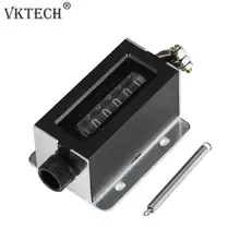 1-999999 счетчик 6 цифр сбрасываемый механический потянутый счетчик цифровой прокатки механический измеритель длины счетчик роликов