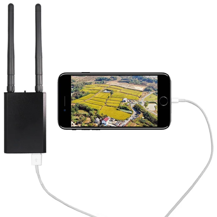 

Turbowing 5.8Ghz FPV Diversity Receiver Support iOS Android System