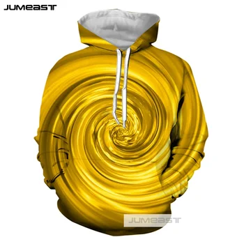 

Jumeast 3D Print Colorful Dream Vortex Men/Women Vertigo Design Hooded Sweatshirt Long Sleeve Sport Pullover Fashionable Color