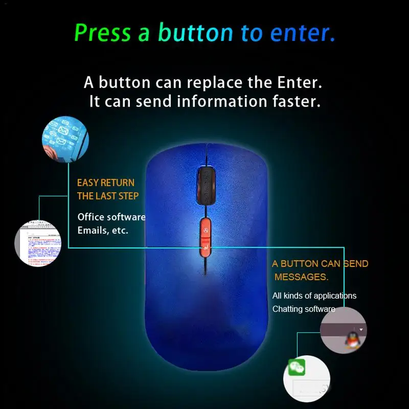 

V6 Artificial Intelligence Translation Mouse Voice To Text Multi-Language Translation Ultra-Thin Wireless Mouse