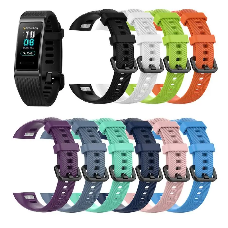 

Watch Band For Huawei Band 3 Pro Silicone Bracelet Strap Replacement Wristband