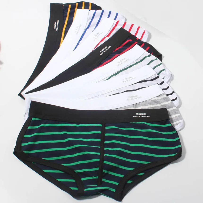 

8-Pack Mens Best Selling Boxers Cotton Boxer Men Striped Shorts Boxer Mens Underwear Trunks Everday Bottoms Shorts