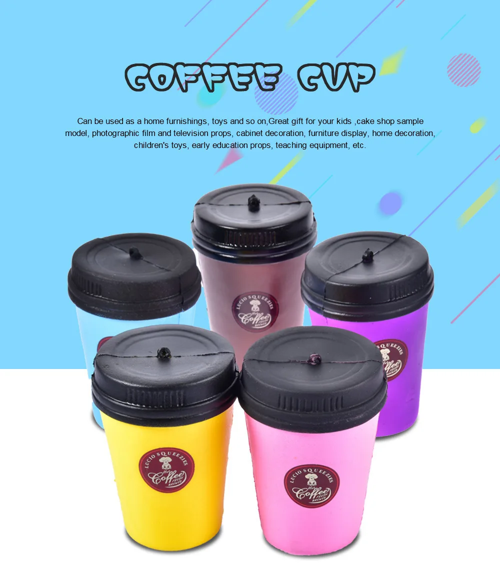2018 New Squishy Slow Rising Coffee Cup Squishe Antistress Jumbo Squisy Prank Stress Relief Toys Gadget Anti-stress Fun Squeeze 2018 New Squishy Slow Rising Coffee Cup Squishe Antistress Jumbo Squisy Prank Stress Relief Toys Gadget Anti-stress Fun Squeeze