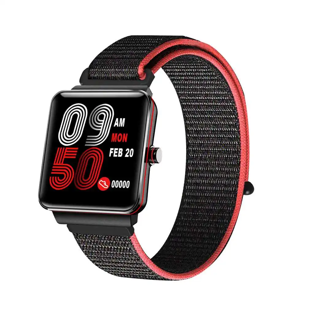 

H10 Fashion Smart Watch Bracelet 24-hour Heart Rate Blood Pressure Anti-fingerprint Screen Dynamic UI Waterproof Smart Watch Men