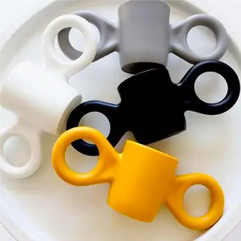 

Big Ear Cup Children's Milk Cup Mug Candy Color Baby Anti-fall Cups Children's Learning Cups Baby Feeding Supplies