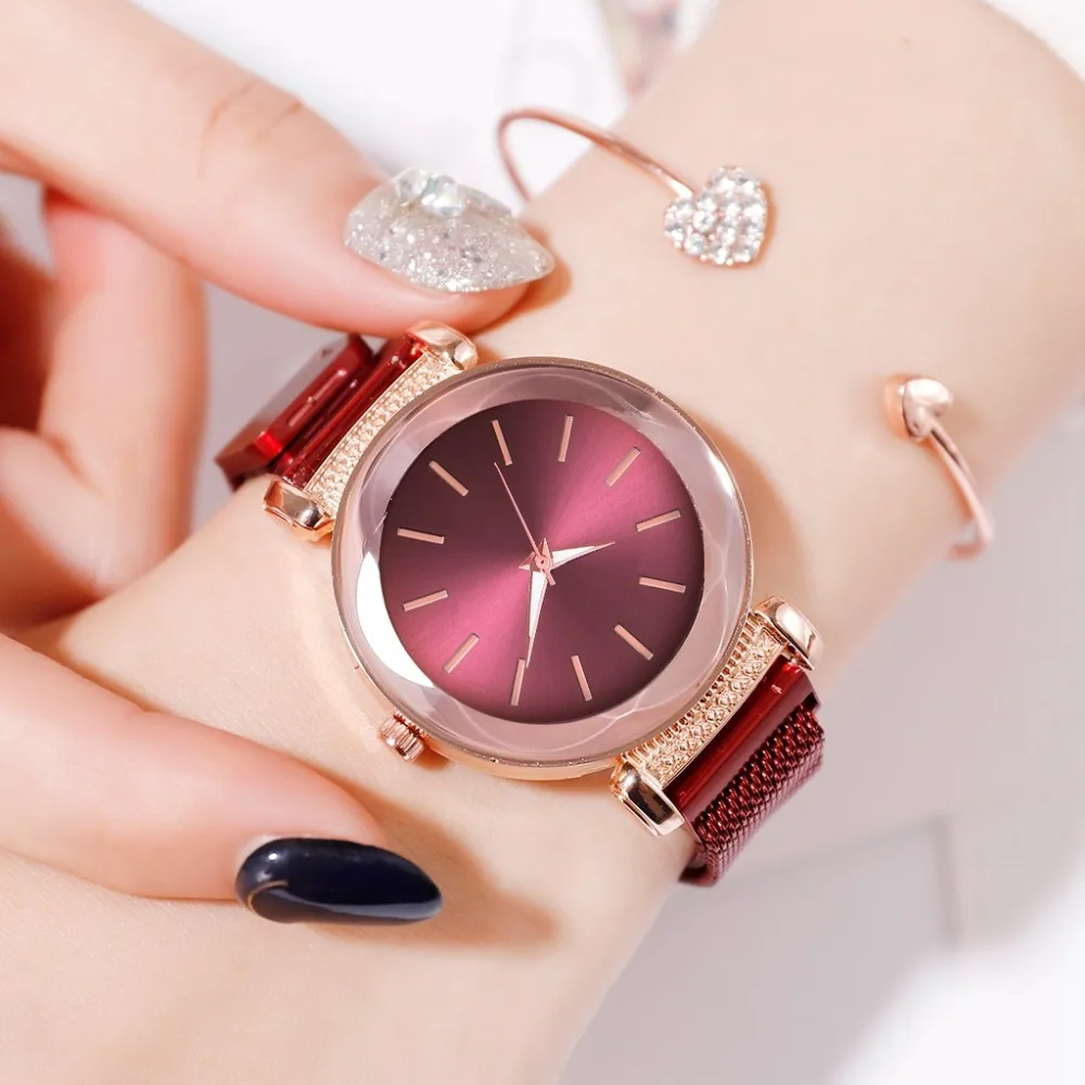 

Relogio Feminino Luxury Women Watches 2019 Starry Sky Magnetic Ladies Watch Waterproof Female Wristwatch Luminous Reloj Mujer