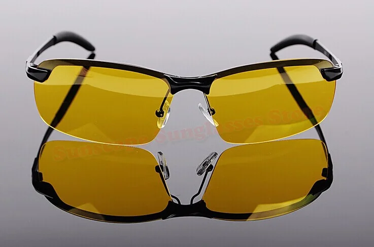Новости Горячая ночного видения мужские антибликовые поляризаторы желтые солнцезащитные очки для вождения oculos de sol