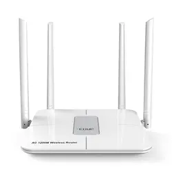 IEEE802.11ac AC1200 Dual Band Беспроводной маршрутизатор 2,4G/5,8 ГГц сети Wi-Fi ретранслятор приложение Управление Поддержка NAT/NAPT 4 антенны