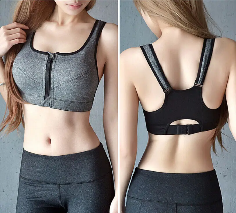 

Hirigin Women Seamless Racerback Fitness Padded Sports Bra Stretch Workout Top