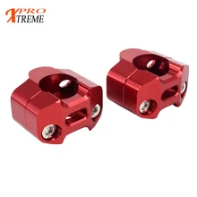 Мотоцикл 1 1/" CNC алюминиевый руль стояки 28 мм регулируемый жир бар зажимы Универсальный Для Honda Kawasaki Ducati Yamaha